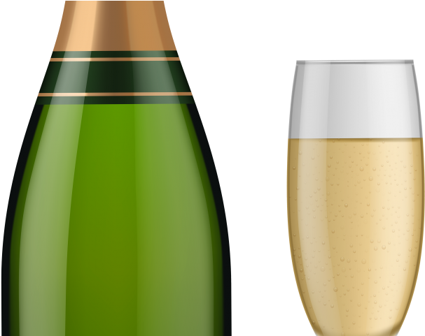 Liquor Clipart Champagne Bottle - Vase - Png Download (640x480), Png Download