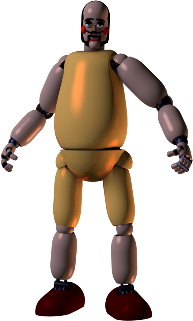 Golden Strongman - Strong Man Animatronics Clipart (750x1066), Png Download