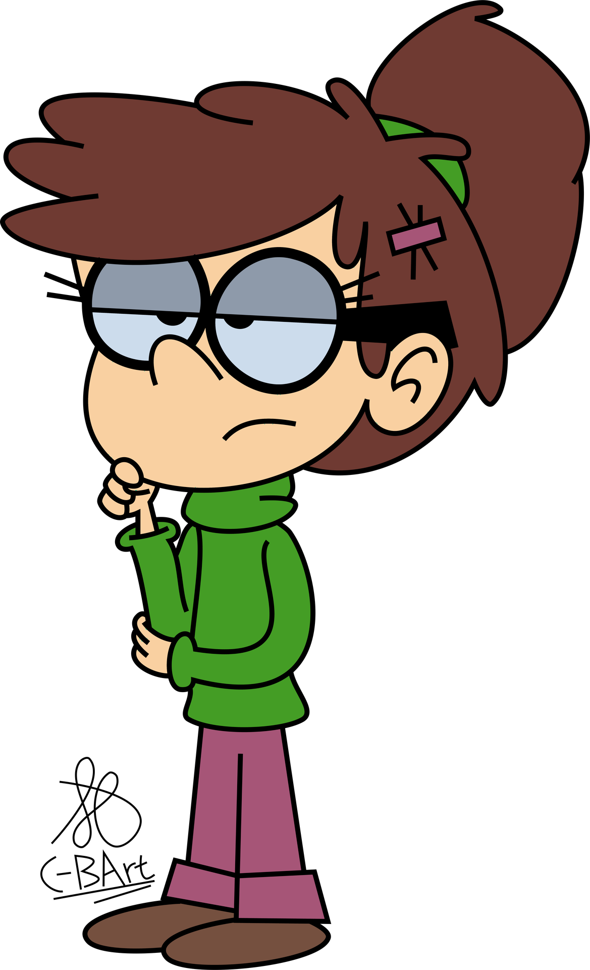 #alternateuniverse #arts #bed #bedtime #boxing #boxingshoes - Loud House Lisa 6 Clipart (1169x1920), Png Download