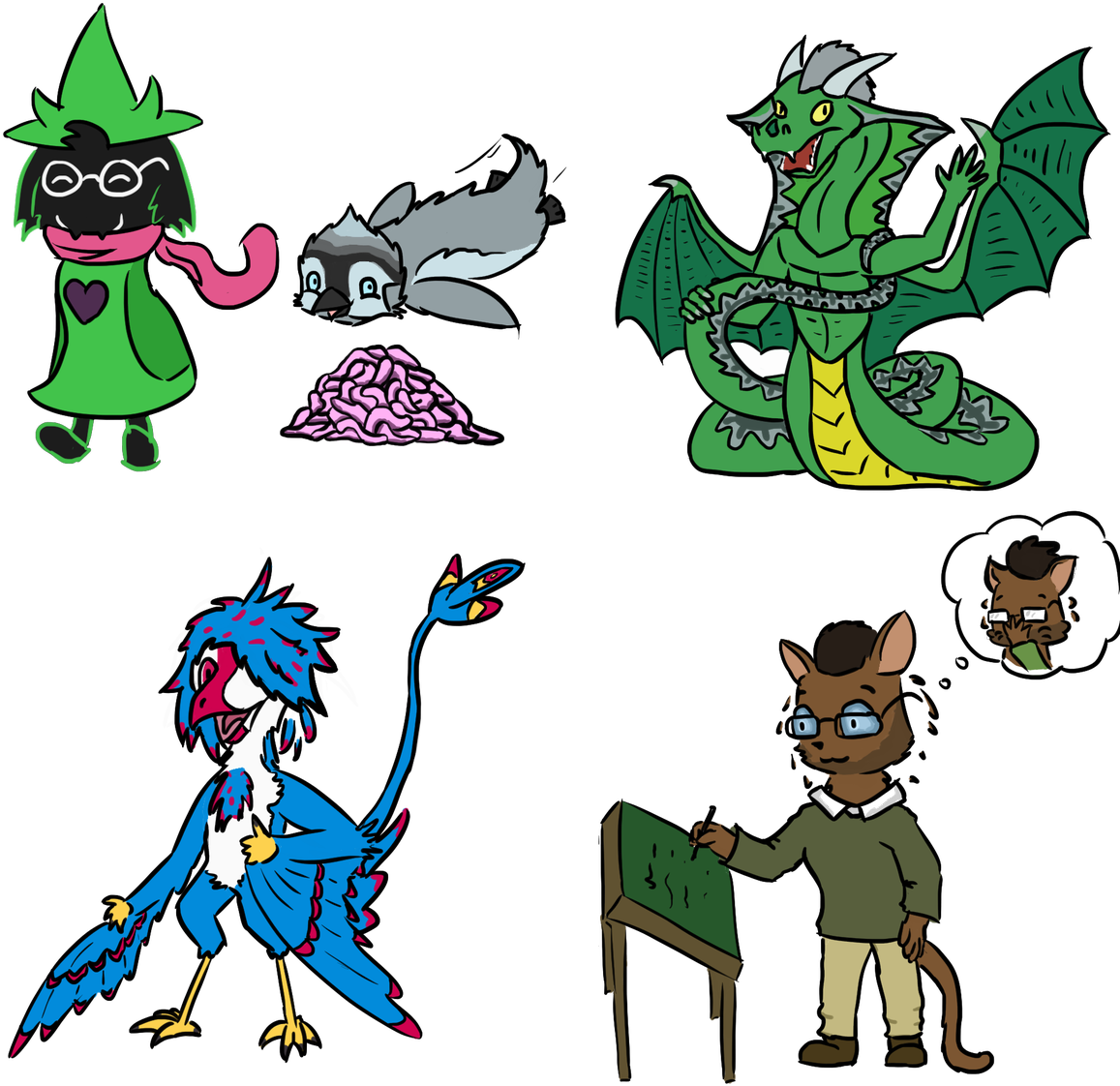 Did Some Gifts For The People That Commented For When - Cartoon Clipart (1200x1200), Png Download