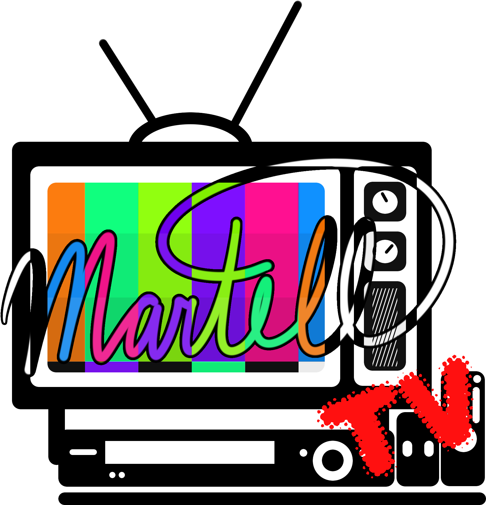 Tv Clipart (1771x1849), Png Download