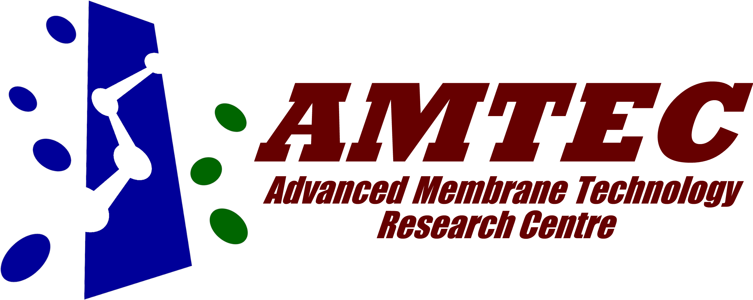Advanced Membrane Technology Research Centre - Amtec Logo Clipart (2702x1070), Png Download