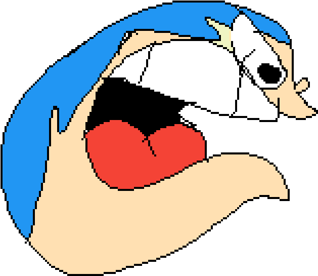 Scream - Cartoon Clipart (1024x576), Png Download