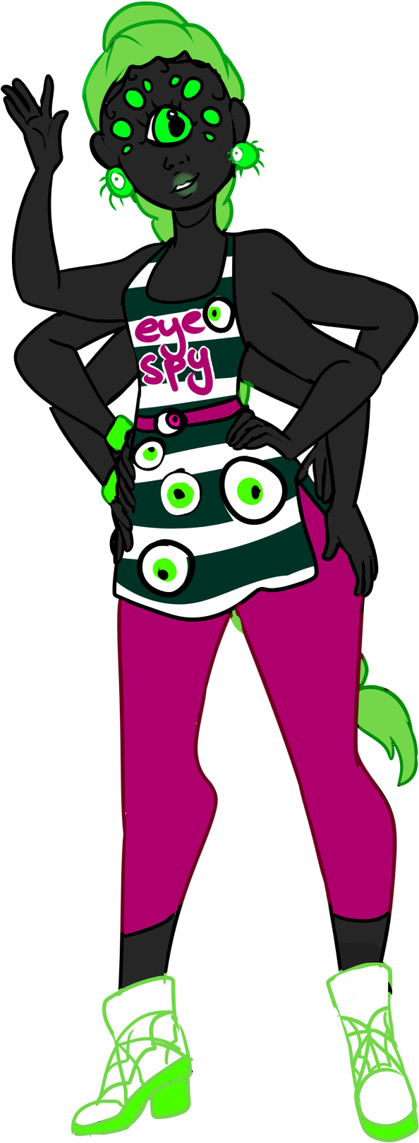 Deer's Tears Monster High, Scream, Art Blog, Deer, - Cartoon Clipart (789x1703), Png Download