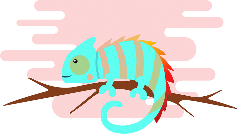 Iguana - Illustration Clipart (963x545), Png Download