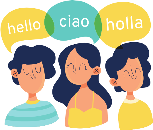 Languages - Persona Hablando Dibujo Clipart (794x500), Png Download