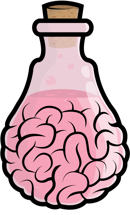 Brain Vector Clipart (1000x1000), Png Download