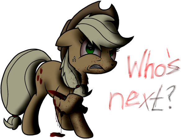 Dead Clipart Insanity - Applejack Knife - Png Download (640x480), Png Download