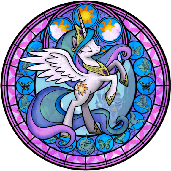 Princess Celestia Princess Luna Twilight Sparkle Purple - My Little Pony Necklace Princess Clipart (600x600), Png Download