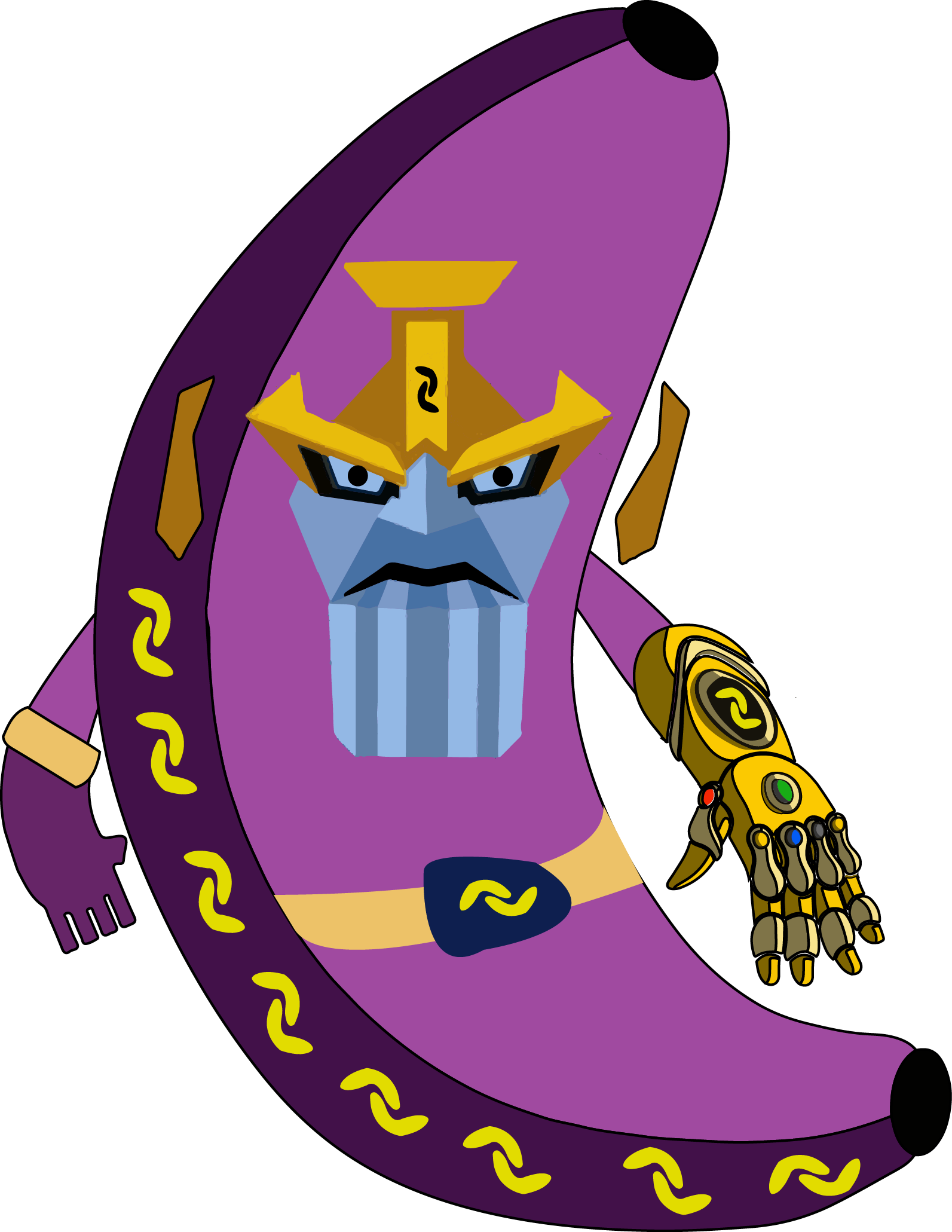 Infinity War Banthanos - Illustration Clipart (1593x2061), Png Download