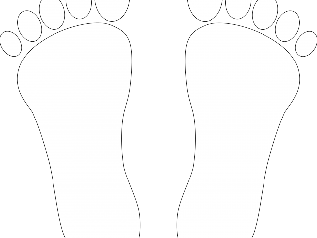 Feet Clipart Quiet Foot - Png Download (640x480), Png Download