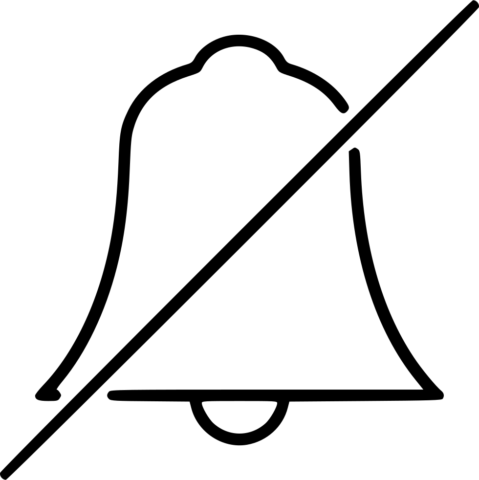 Mute Noringtone Ringer Ringtone Comments - No Ringtone Clipart (980x982), Png Download