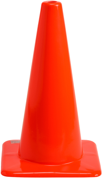 Traffic Cones Lbs Signs - Small Orange Cone Clipart (600x600), Png Download