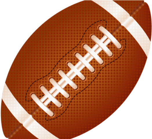 Rugby Ball Clipart Footy - American Football Transparent Background - Png Download (640x480), Png Download