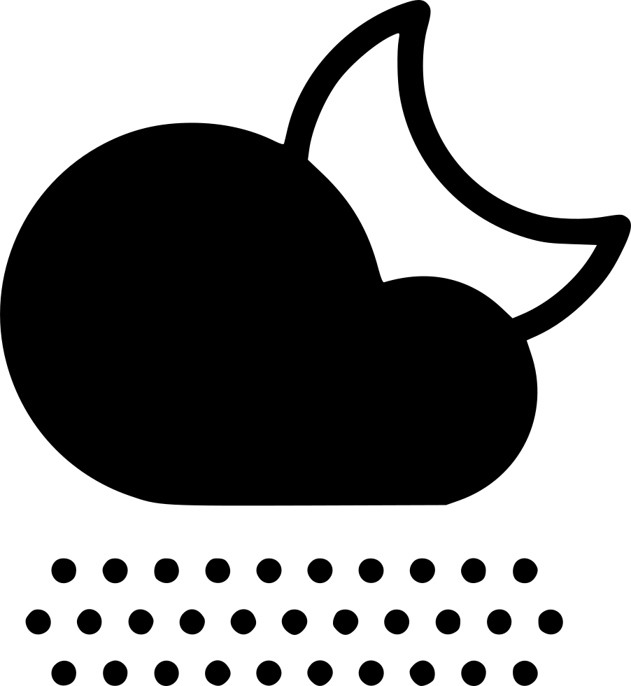 Night Fog Cloud Moon Comments - Cloud Clipart (902x980), Png Download