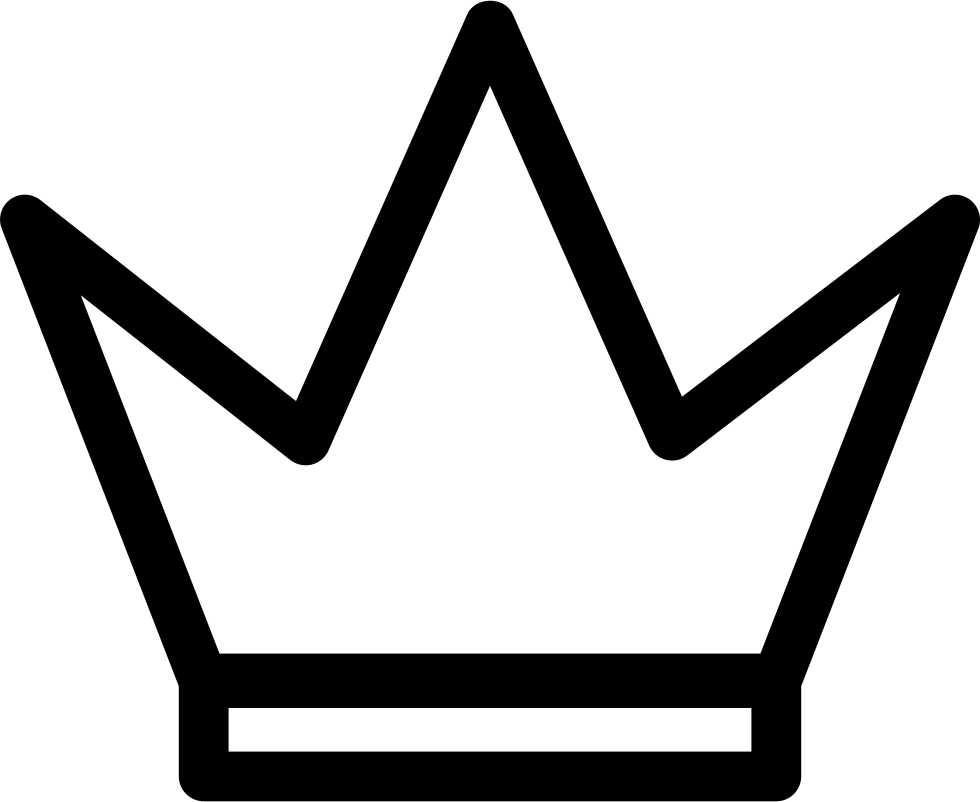 Royal Crown Of Straight Lines Design Comments - Logos With Straight Lines Clipart (980x802), Png Download