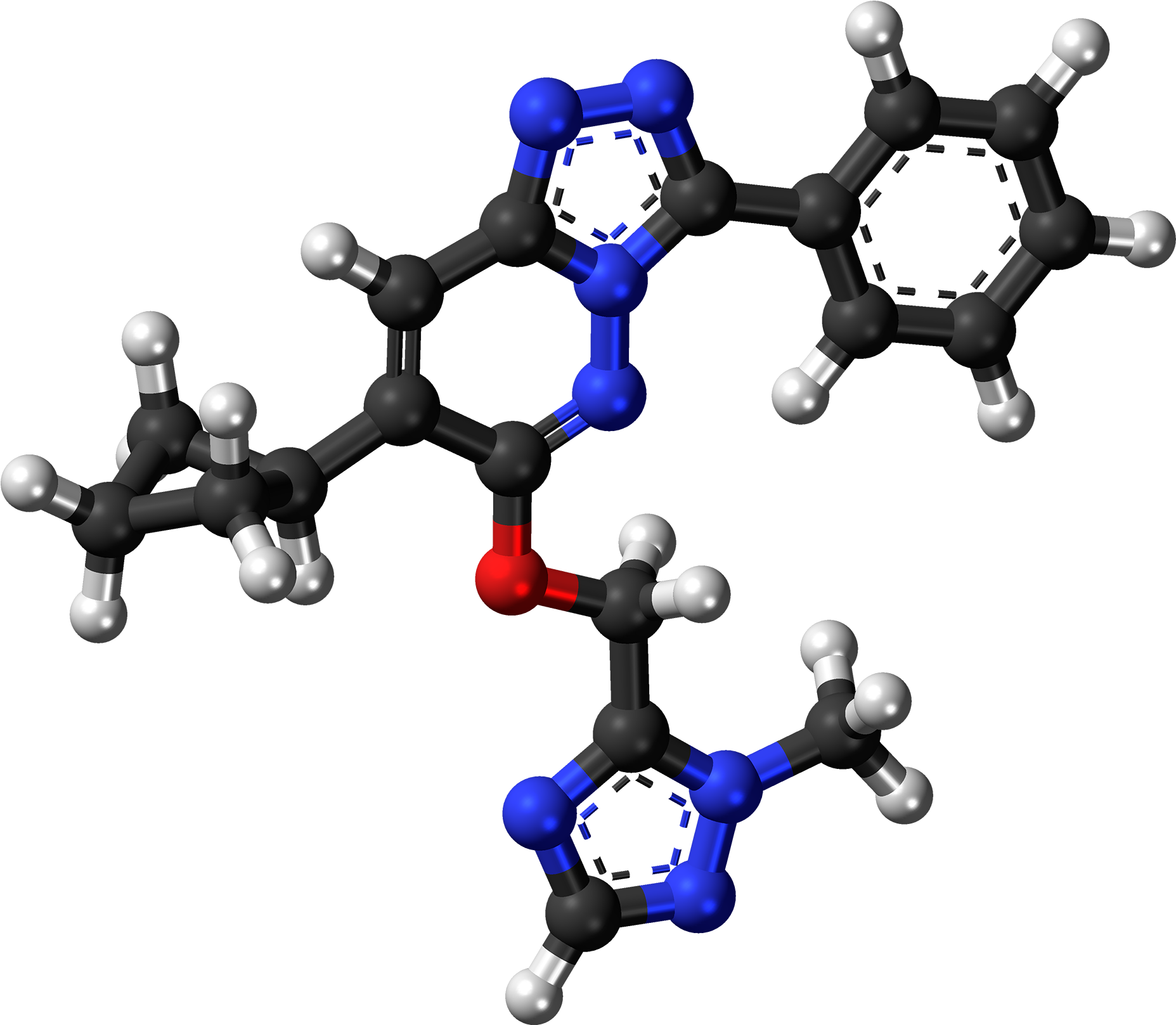 Tp-13 3d Ball - Saccharin Model Clipart (2000x1762), Png Download