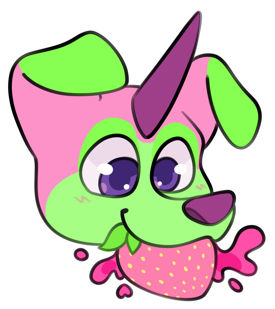 Strawberry Badge - Cartoon Clipart (1200x1080), Png Download