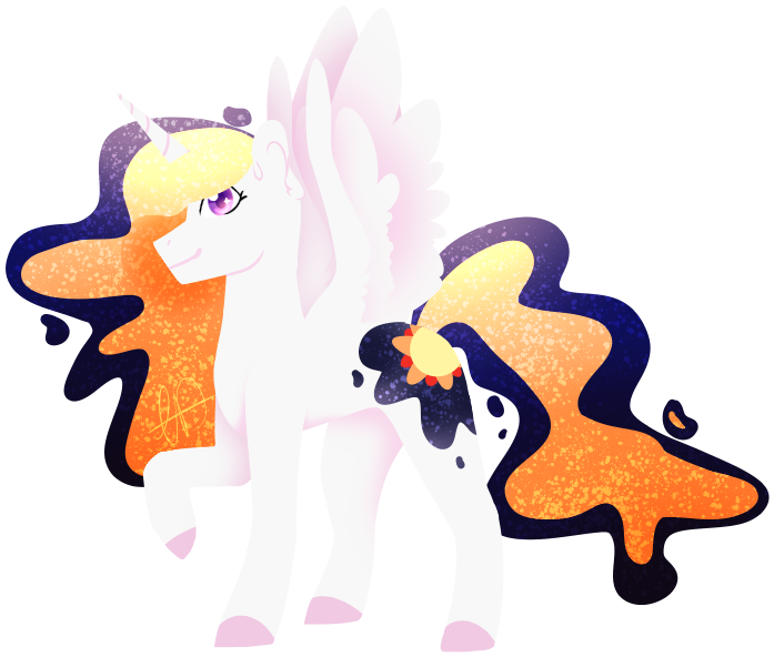 Alicorn, Alternate Design, Alternate Universe, Artist - Illustration Clipart (722x600), Png Download