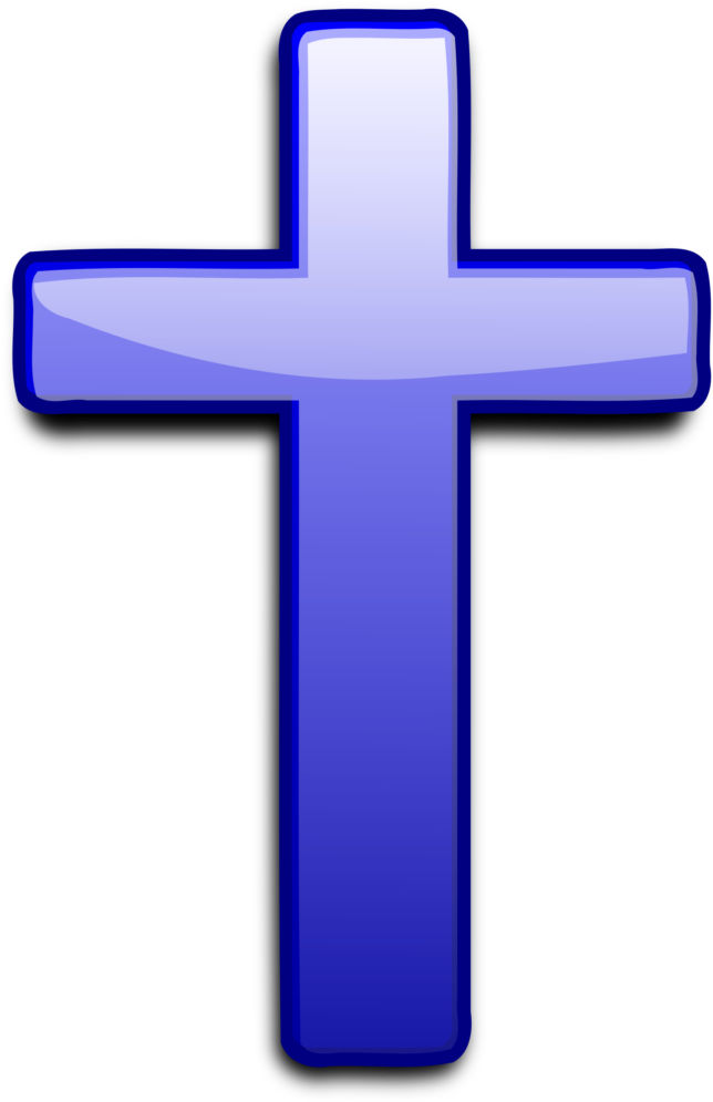 Clipart For Cross 10 Clip Art Of - Blue Cross - Png Download (709x1024), Png Download