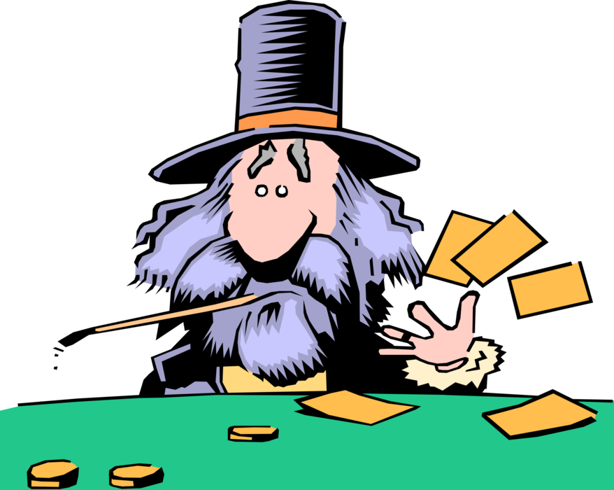 Vector Illustration Of Old West Prospector Gambles Clipart (878x700), Png Download