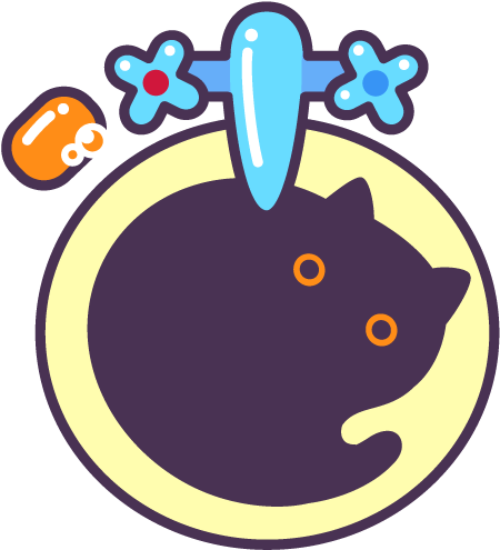 Aquarius Cat Clipart (618x618), Png Download