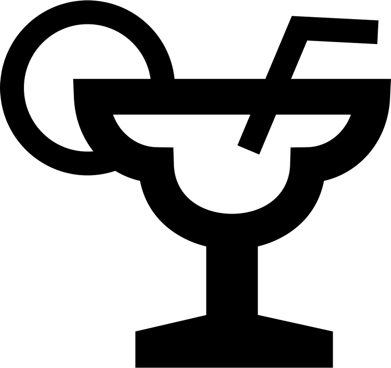 Delicious Margarita With Lime Rubber Stamp Clipart (800x752), Png Download