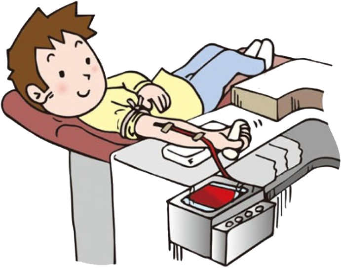 Am I Eligible To Donate Blood - People Donating Blood Clipart - Png Download (700x557), Png Download