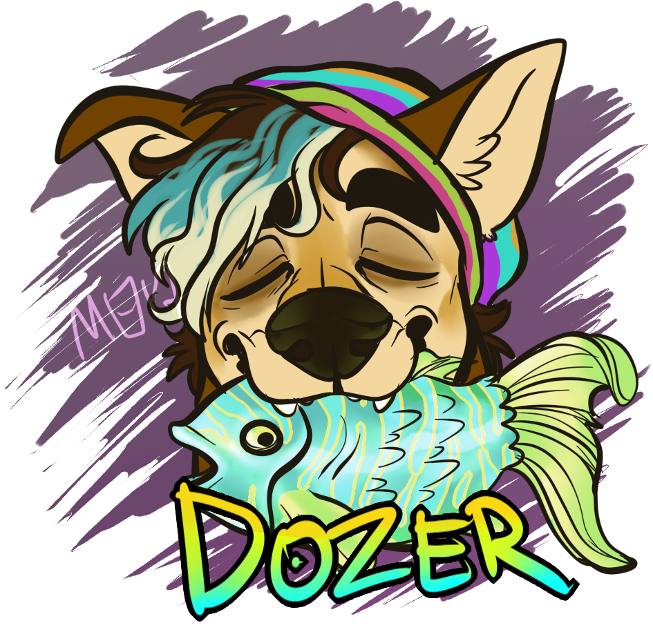 Dozer Bozer Fish - Illustration Clipart (972x1024), Png Download