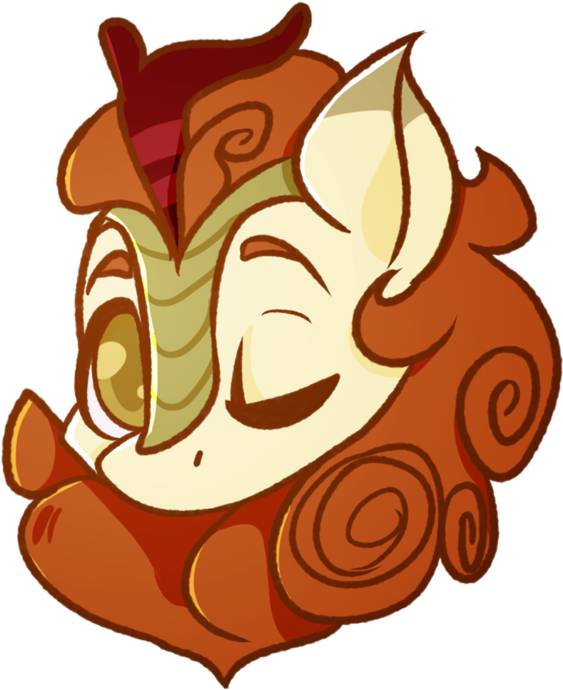 Pokeskygirl, Autumn Blaze, Awwtumn Blaze, Bust, Colored - Cartoon Clipart (1024x1024), Png Download