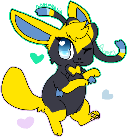 Nymphalia The Sylveon - Cartoon Clipart (625x505), Png Download