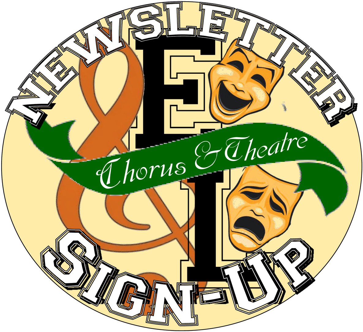 East Lincoln Chorus & Drama On Twitter - Alpha Psi Omega Clipart (1200x1098), Png Download