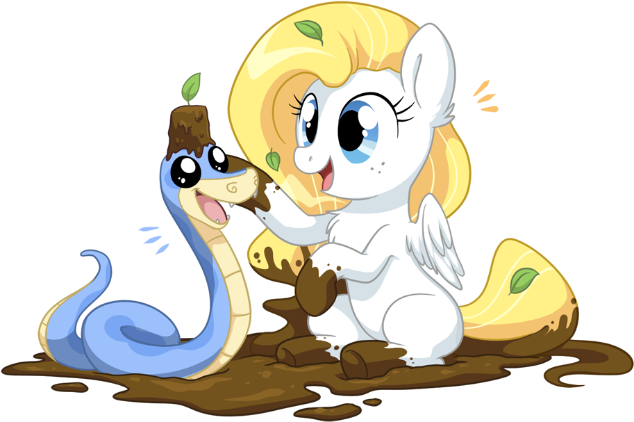 Miikanism, Cute, Mud, Oc, Ocbetes, Oc - Cartoon Clipart (1000x660), Png Download