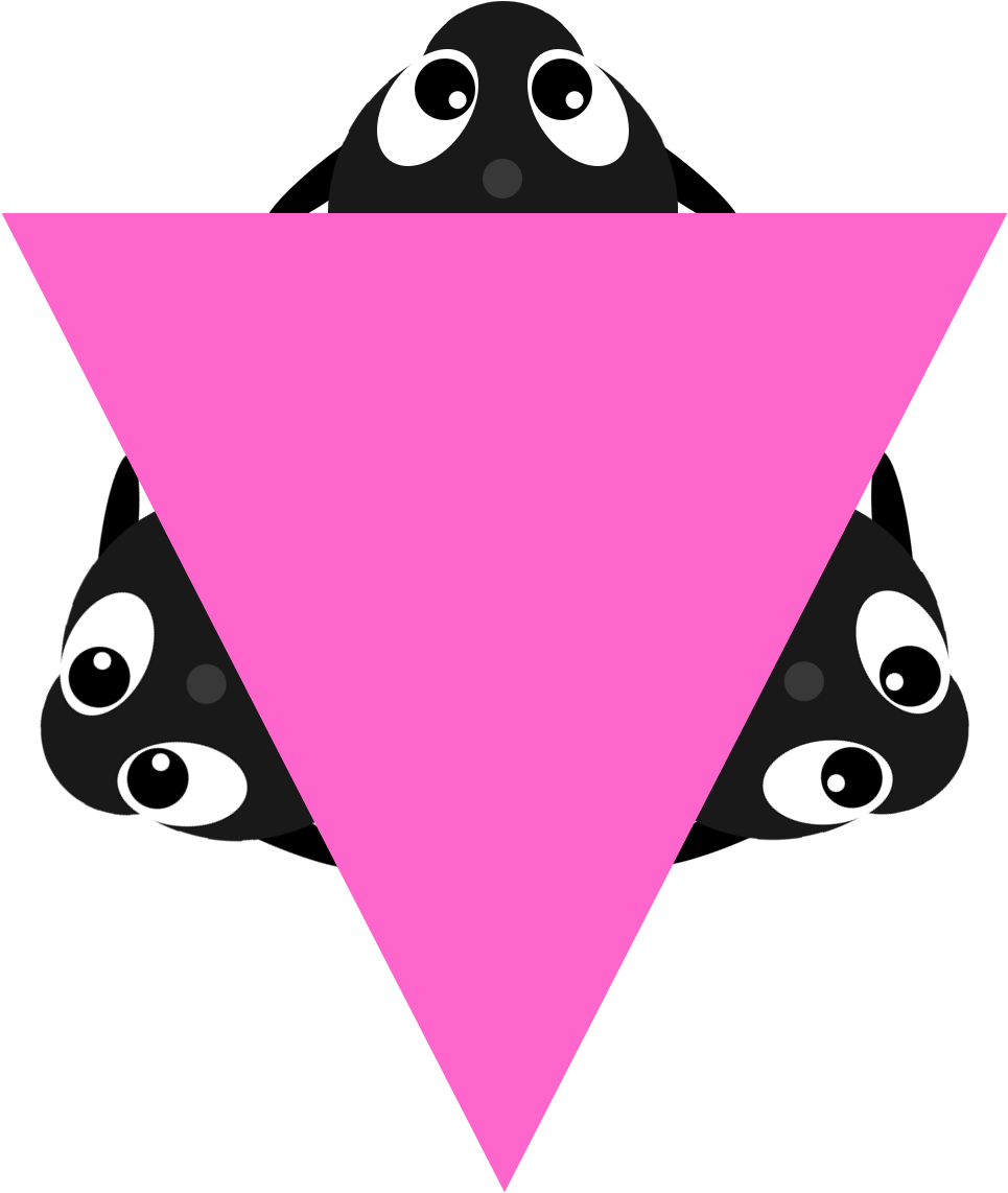 Triwhalepink - Triangle Clipart (1500x1500), Png Download