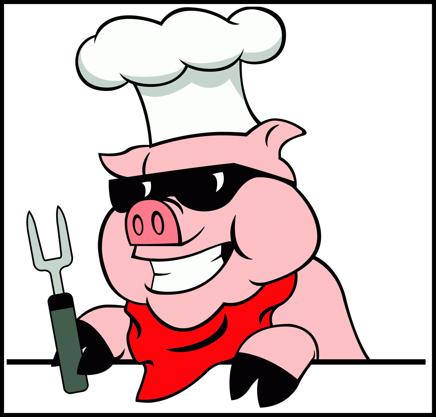 Pig Roast Clip Art Best Graphic Sharing - Pig And Corn Roast - Png Download (1650x1576), Png Download