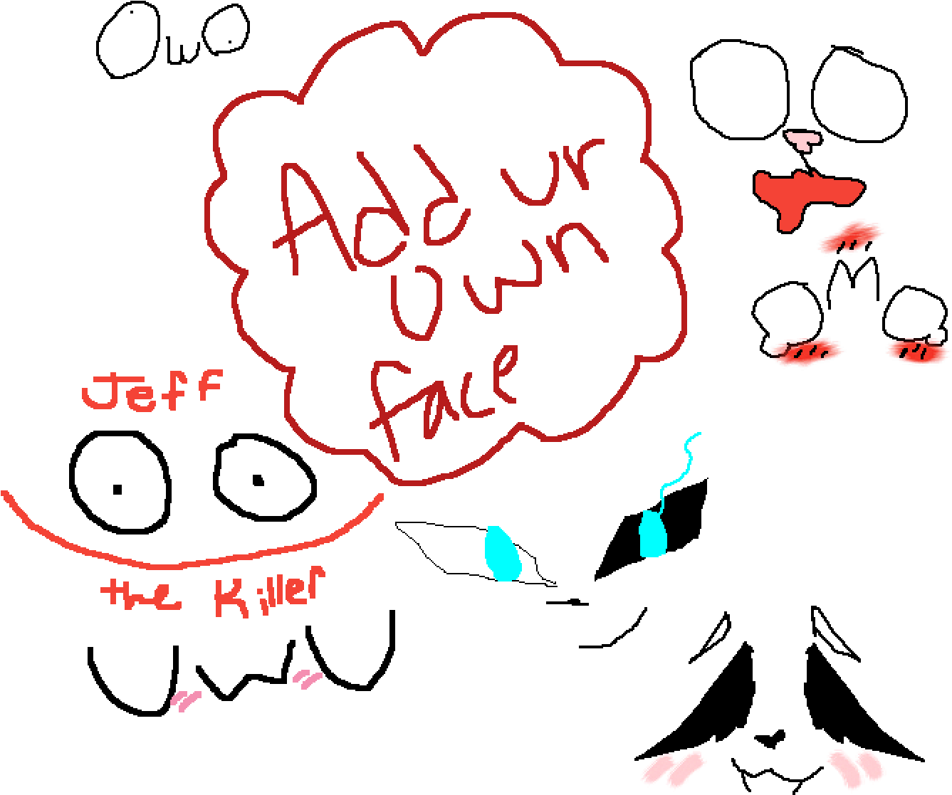 Mine Is Jeff The Killer Clipart (1400x1400), Png Download