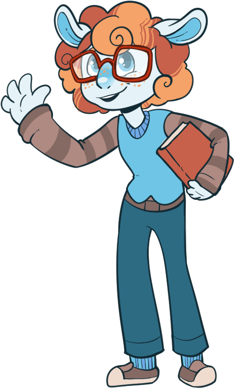 Lucheek, Magical Lesbian Spawn, Oc, Oc - Cartoon Clipart (536x842), Png Download