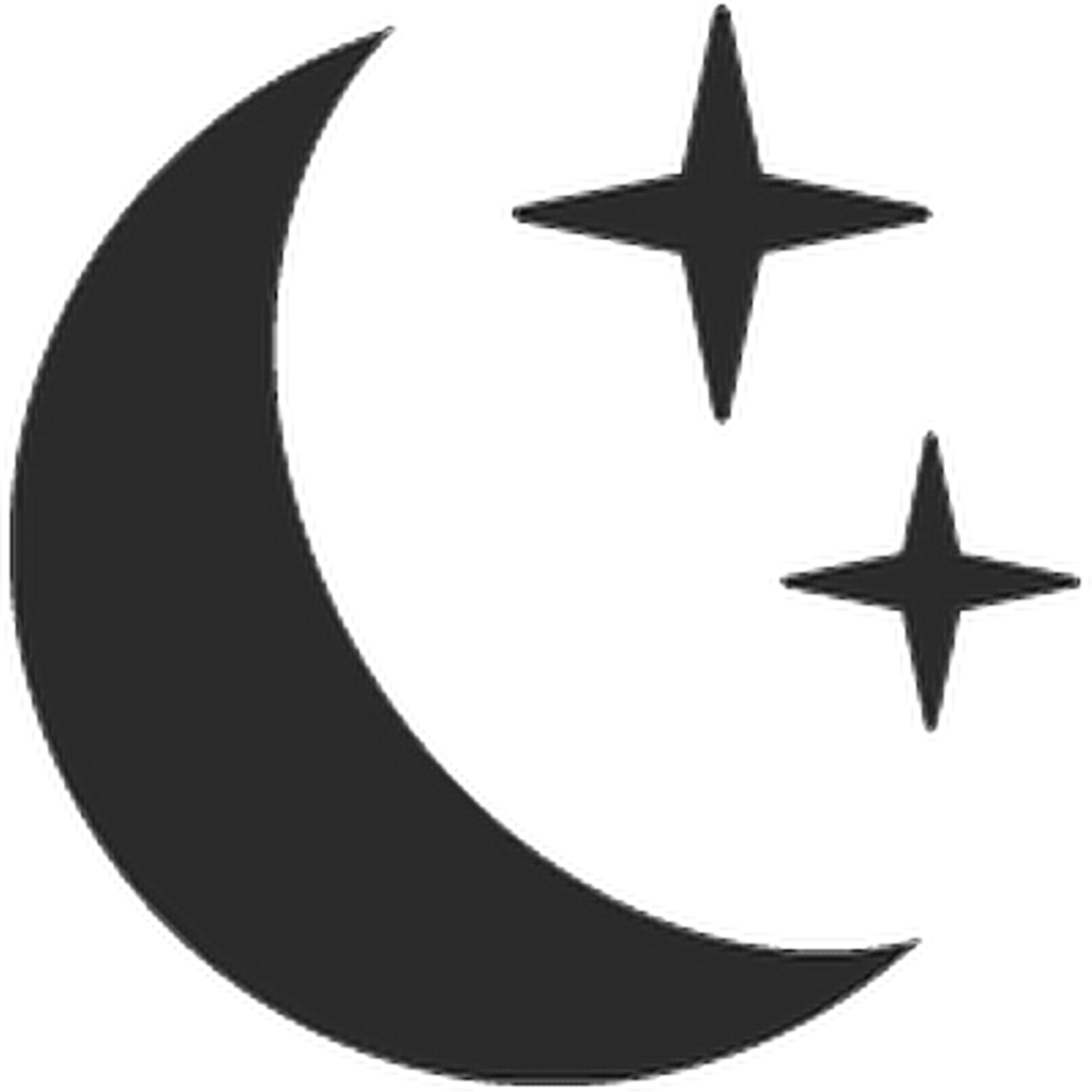 Hanukkah Sticker - Crescent Clipart (1024x1024), Png Download