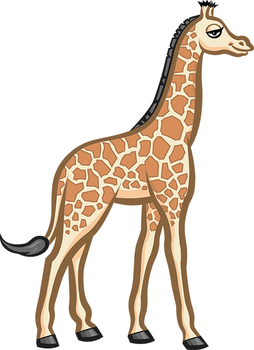 Giraffe Clipart (502x690), Png Download