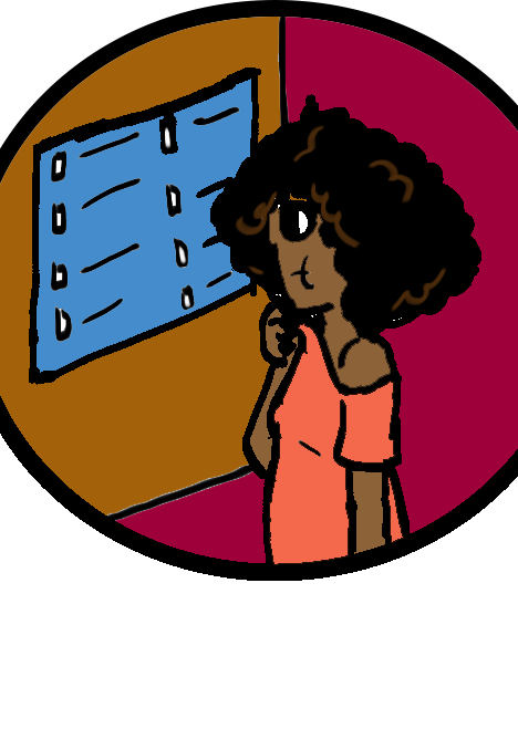 Gathering Materials - Cartoon Clipart (468x659), Png Download