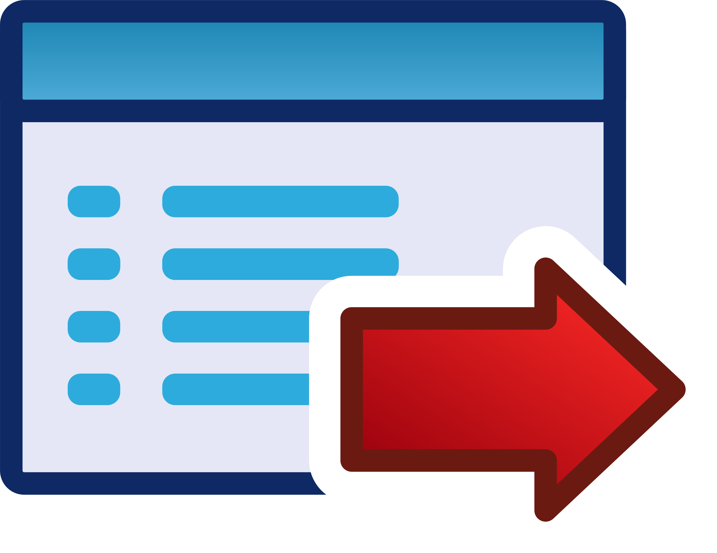 Menu Window Internet - Menu Web Png Clipart (1280x986), Png Download