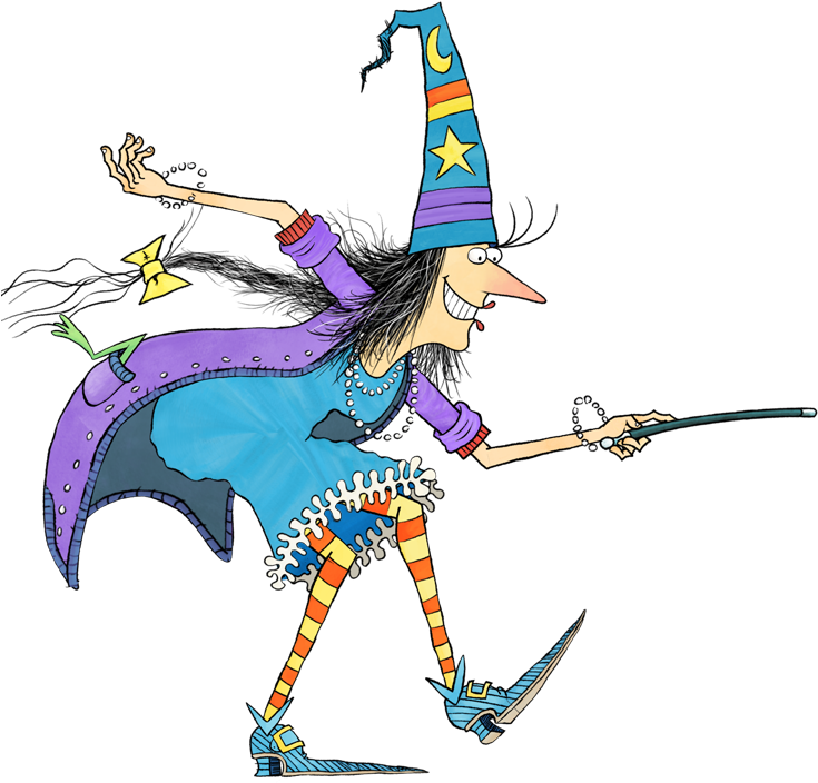 Winnie And Wilbur Spellbinds Channel 5's Milkshake - Cartoon Clipart (737x718), Png Download