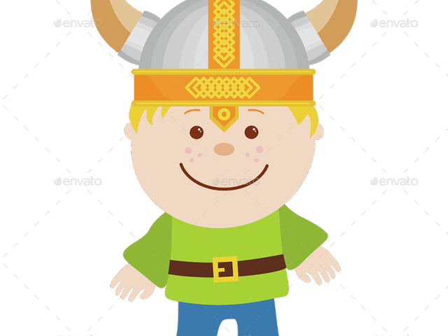 Viking Clipart Viking Boy - Cartoon - Png Download (640x480), Png Download
