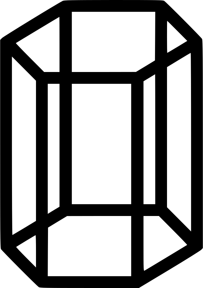 Png File - Hexagonal Cylinder Clipart (694x980), Png Download