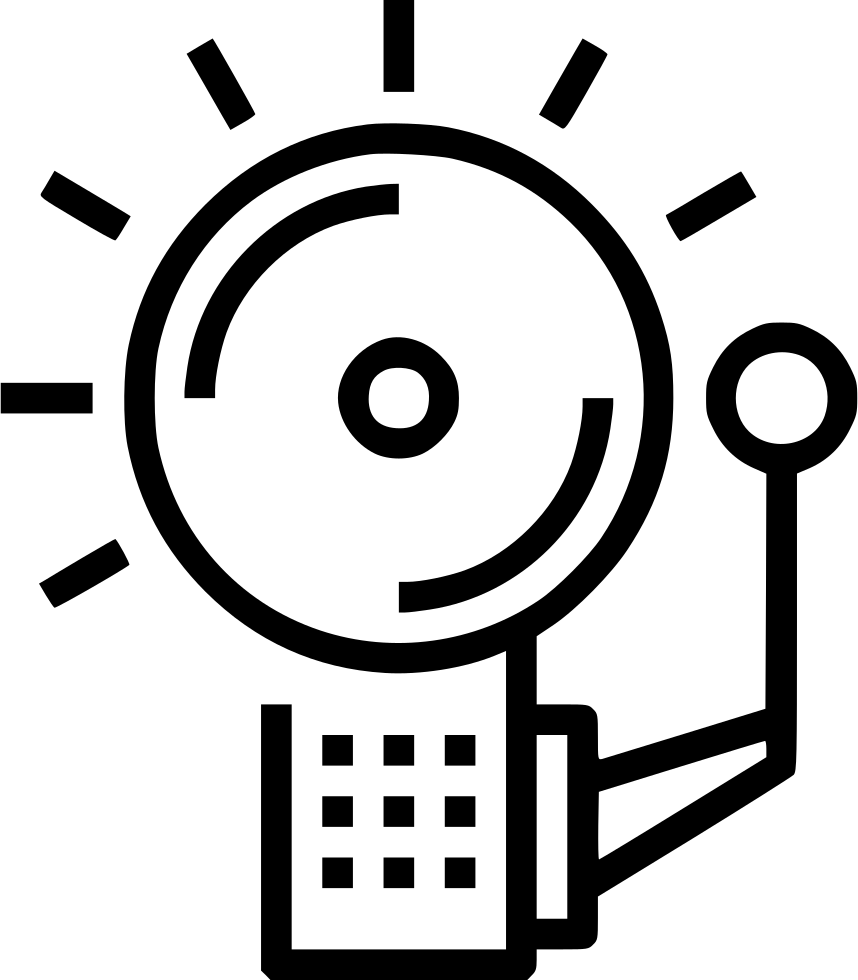 Intruder Alarm Comments - Icon Clipart (858x980), Png Download