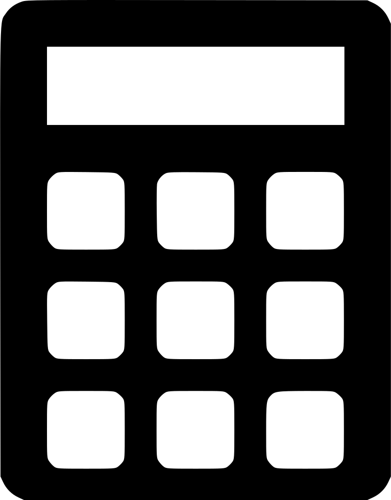 Calculator Comments - Icon Clipart (766x980), Png Download