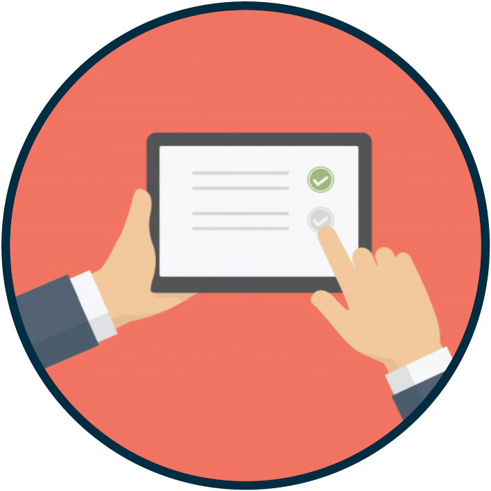 Neoncrm Helps You Comply With Gdpr Regulations By Making - Touchscreen Clipart (708x708), Png Download