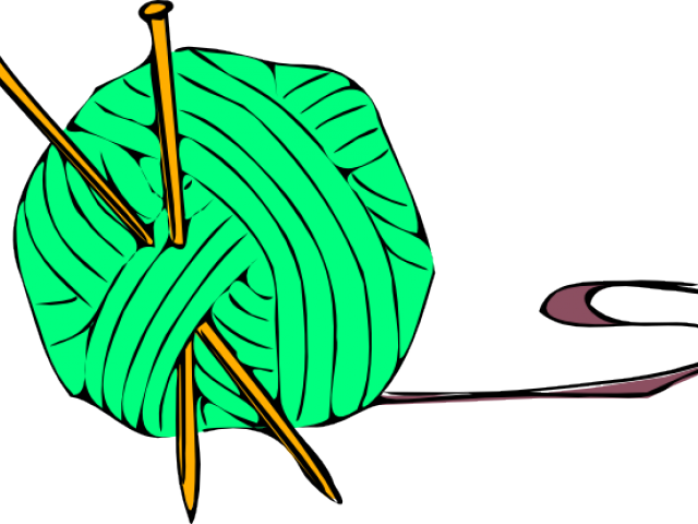 Mint Clipart Candy Ball - Knitting Clip Art - Png Download (640x480), Png Download