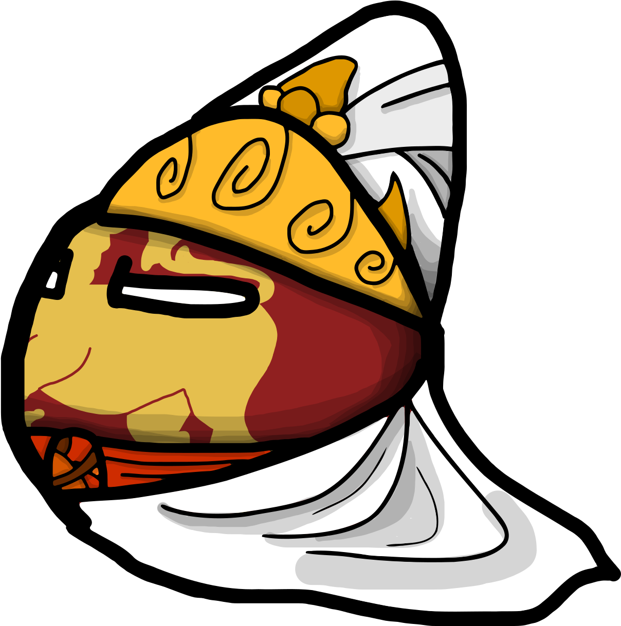 And Here Is The One Without Accessories - Cartoon Clipart (1613x1218), Png Download