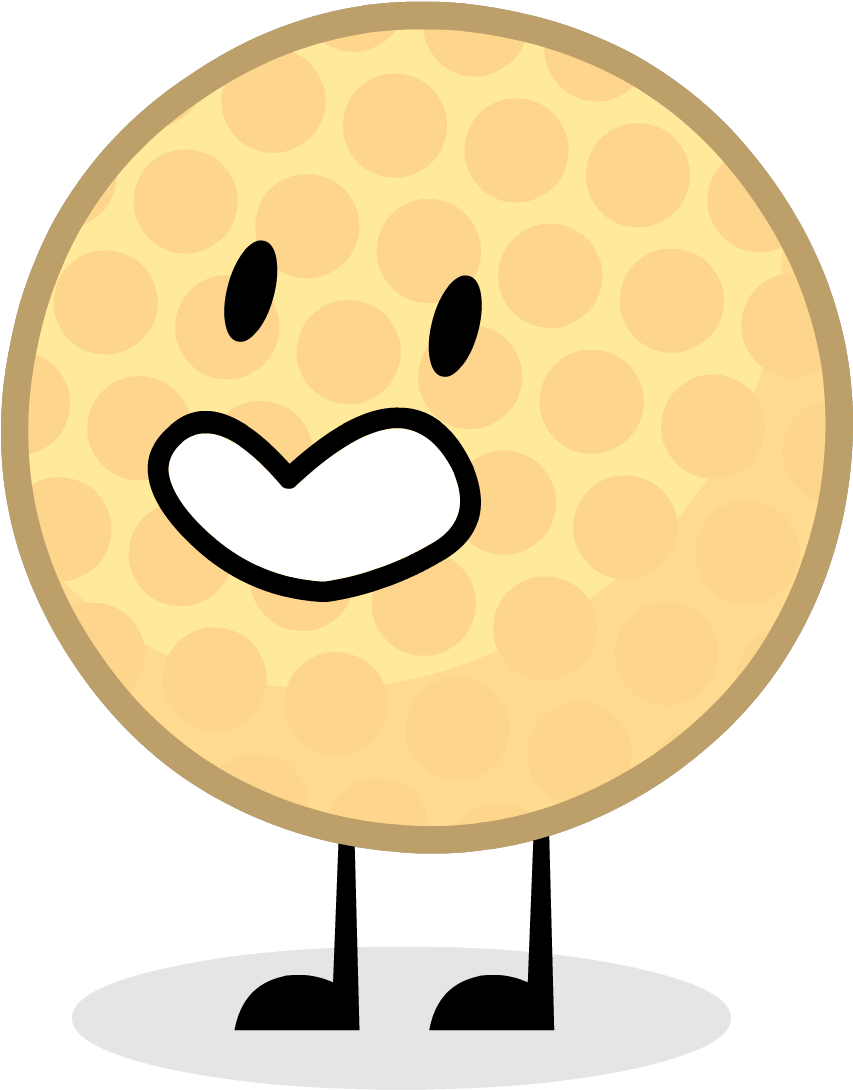 Holf Ball - Golfball Bfb Clipart (1276x1280), Png Download